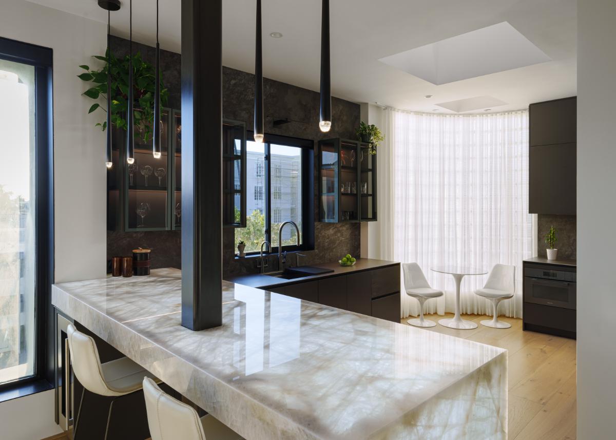 Santa Monica Penthouse Kitchen